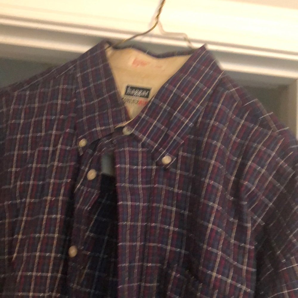 XL Haggar butterfly n down shirt